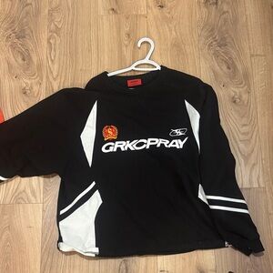 Black and White Casual Men's Shirt